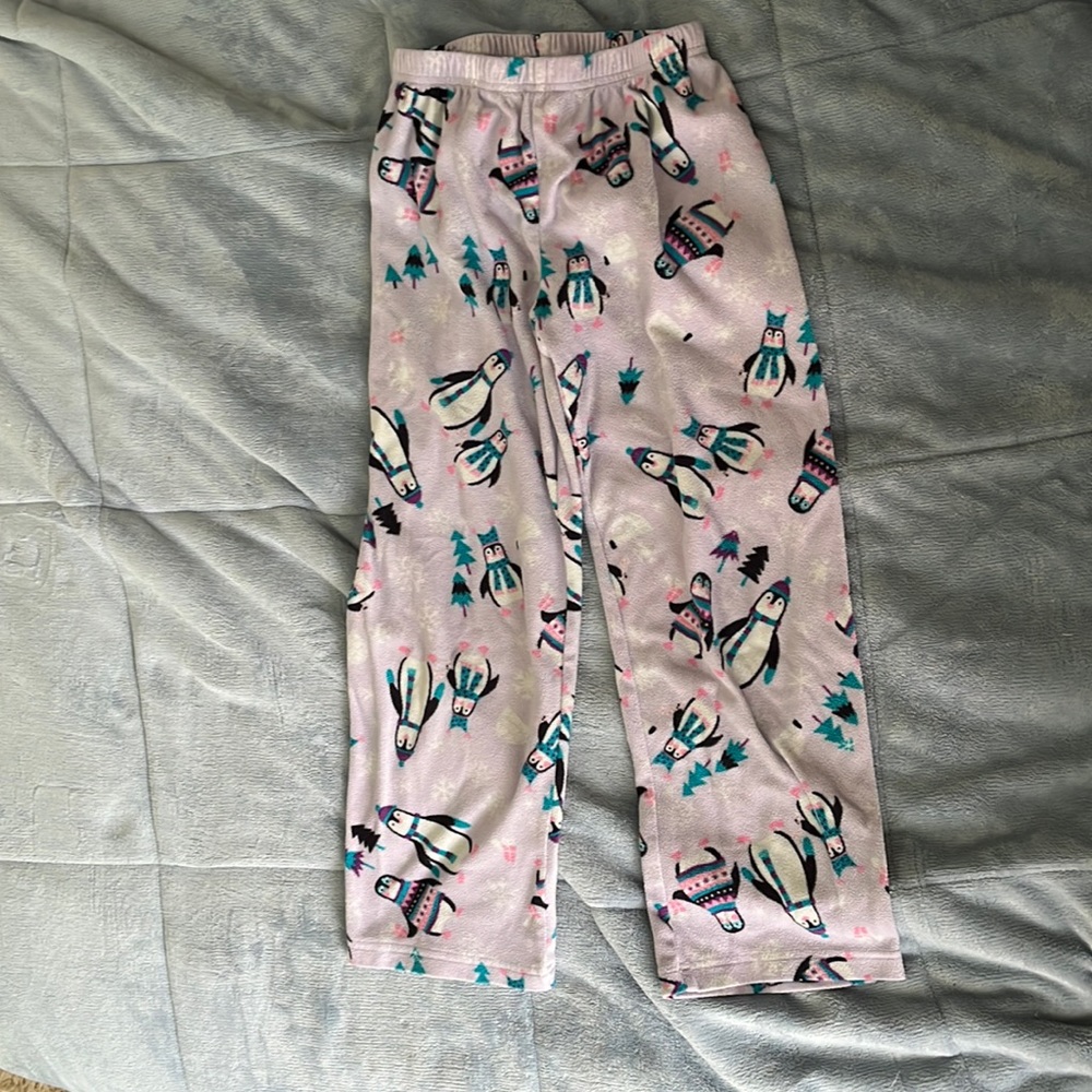 The Children’s Place Purple Penguin Pajama Pants Soft Comfortable Cute